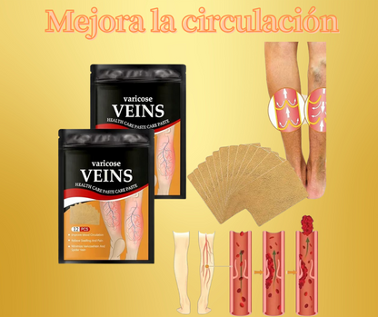 Parches Alivia Varices VEINS™ -  PROMO 72 Parches (6 cajas)