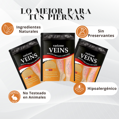 Parches Alivia Varices VEINS™ -  PROMO 72 Parches (6 cajas)